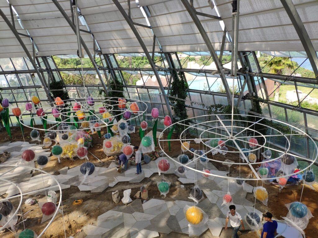 làm mô hình trái tim, nhẫn cưới 3d cho sự kiện wedding expo