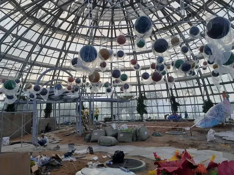 thi công mô hình trái cây tươi giả cho quầy trưng bày siêu thị