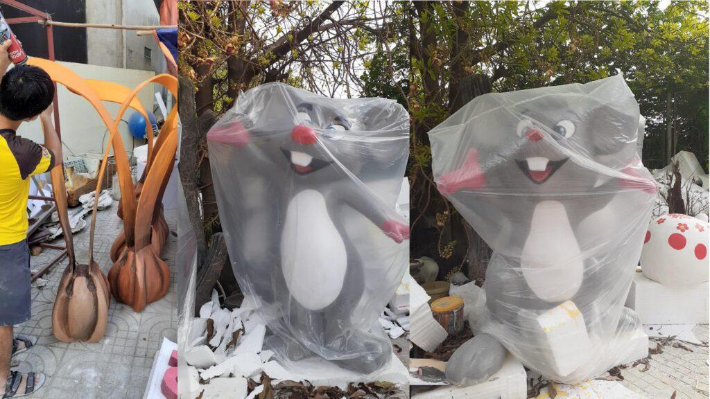 trang trí Tết Bính Ngọ 2026 cho trung tâm thương mại cao cấp