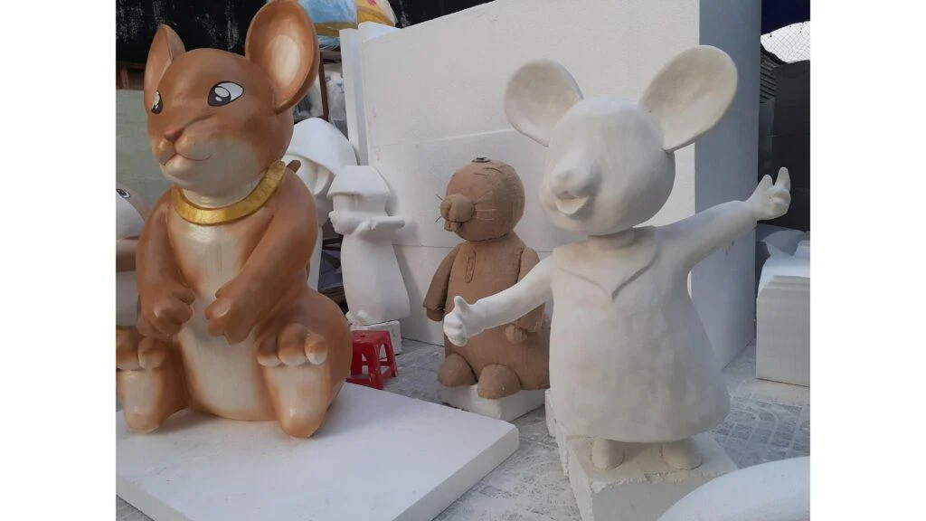 mô hình nồi bánh chưng bánh tét Tết 2026 bằng foam