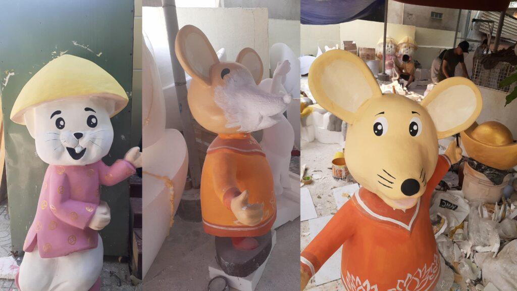 cổng arch Tết 2026 module lắp ráp nhanh cho hội chợ xuân