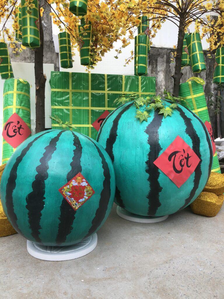 trang trí Tết 2026 bệnh viện – hành lang an toàn PCCC