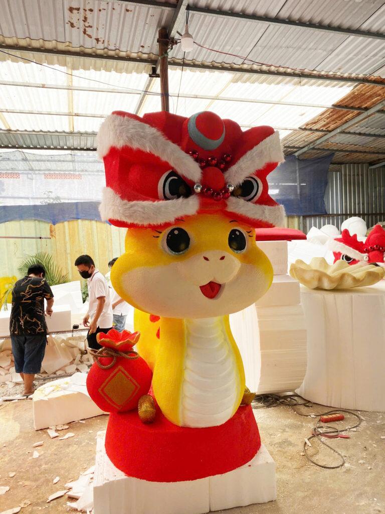 trang trí Tết 2026 cửa hàng thời trang – thu hút chụp ảnh