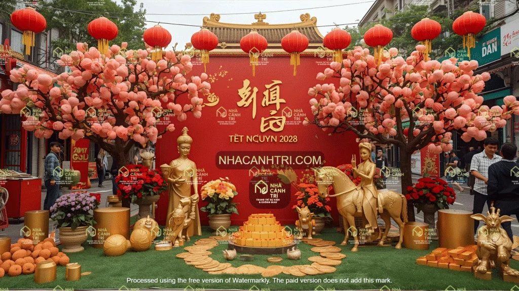 mô hình tượng ngựa, tượng Phật cho Tết