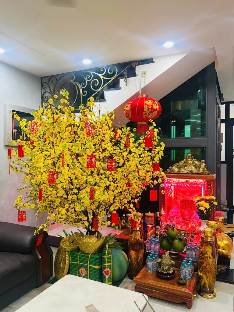 trang trí noel coffee take away nhanh gọn