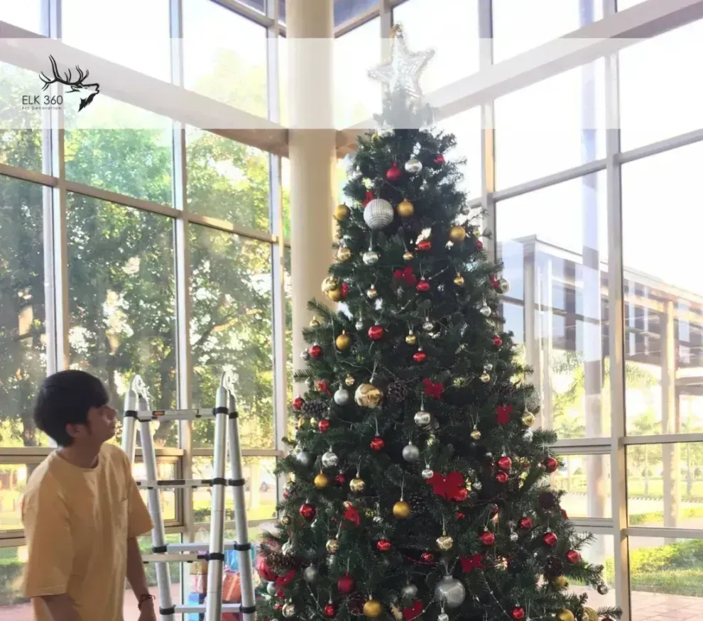 trang trí noel khu vui chơi trẻ em