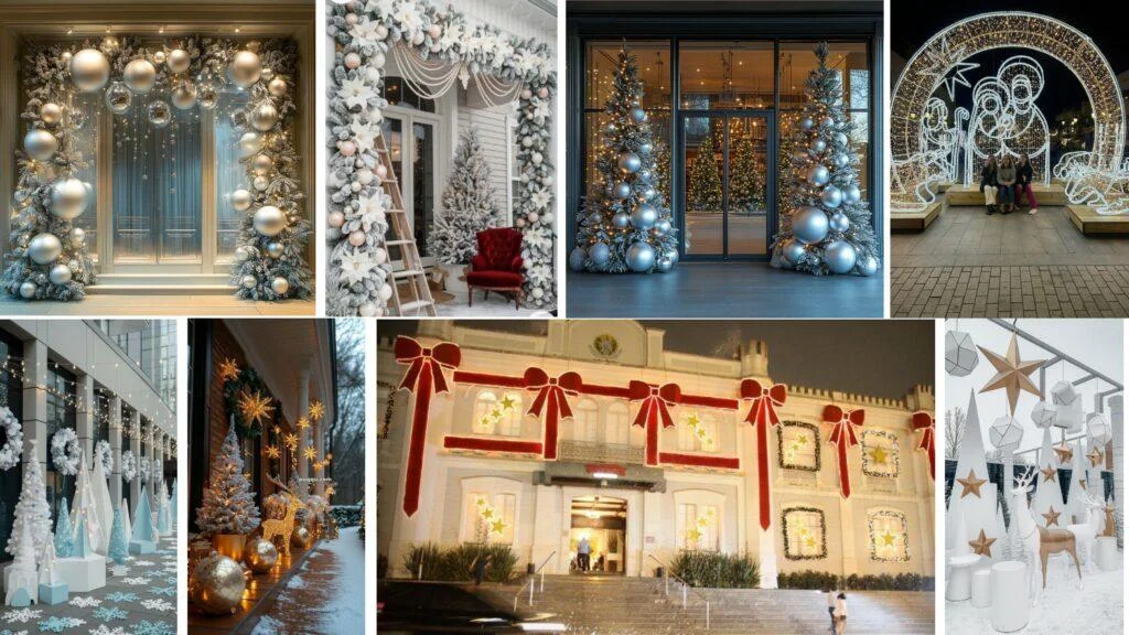 trang trí noel coffee take away nhanh gọn