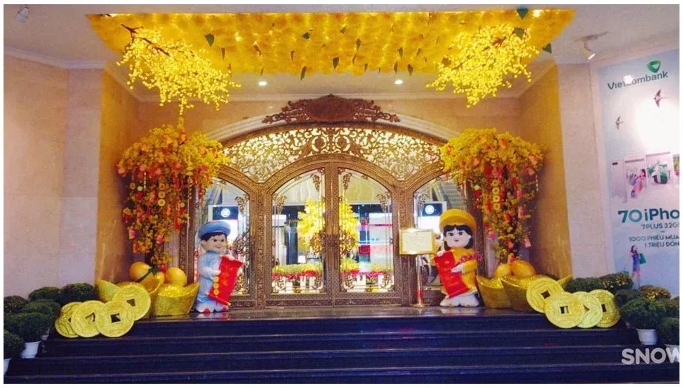 thuê decor Tết 2026 theo tháng – đổi concept giữa mùa