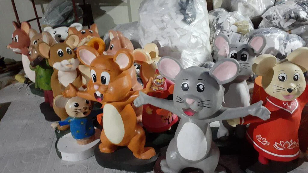 mô hình ngựa cách điệu Tết 2026 phong thủy