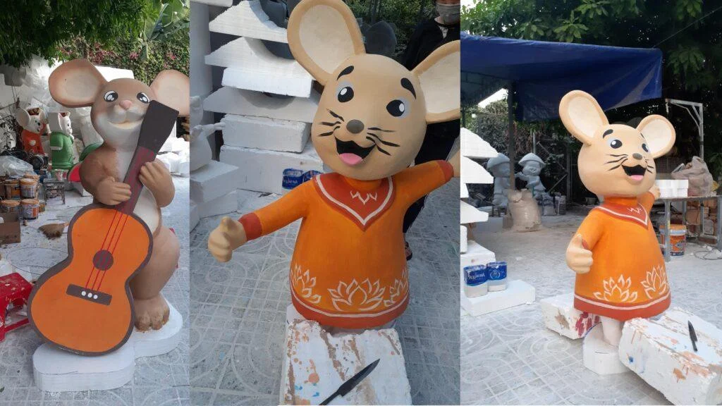 combo mai đào giả cao cấp Tết 2026 cho khách sạn 5 sao