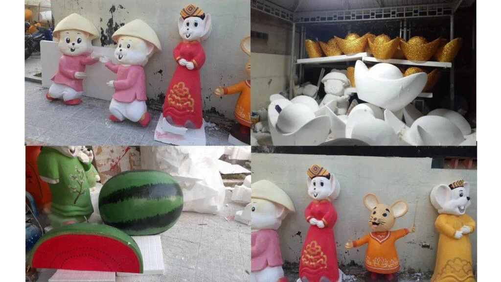 thi công giáng sinh cửa hàng trang sức