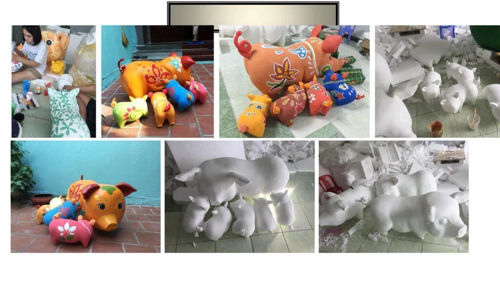 trang trí Tết 2026 dịch vụ A-Z: concept → sản xuất → lắp đặt