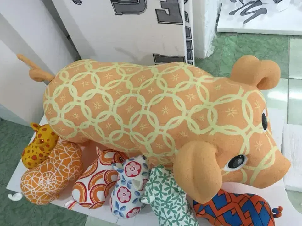 trang trí Tết 2026 hội chợ xuân – gian hàng thương mại