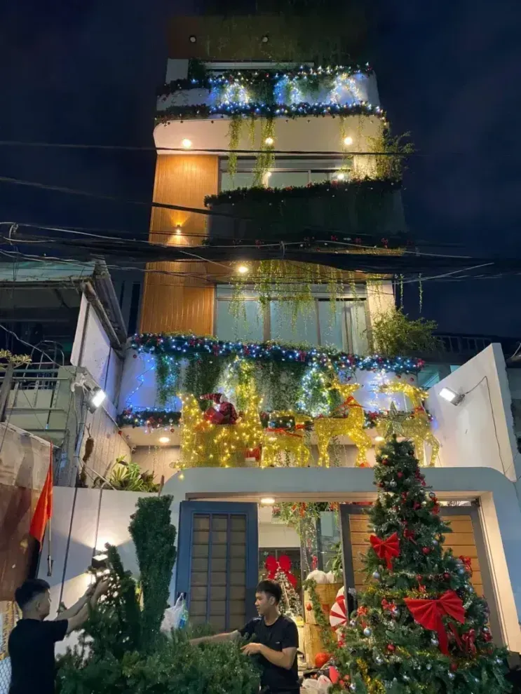 combo decor giáng sinh cửa hàng nhỏ 20m2