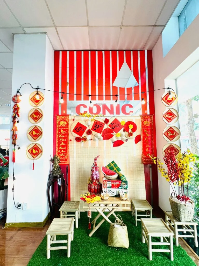 dịch vụ gắn đèn noel đường phố cửa hàng