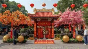 Làm mô hình ngựa vàng rực rỡ cho lễ hội xuân