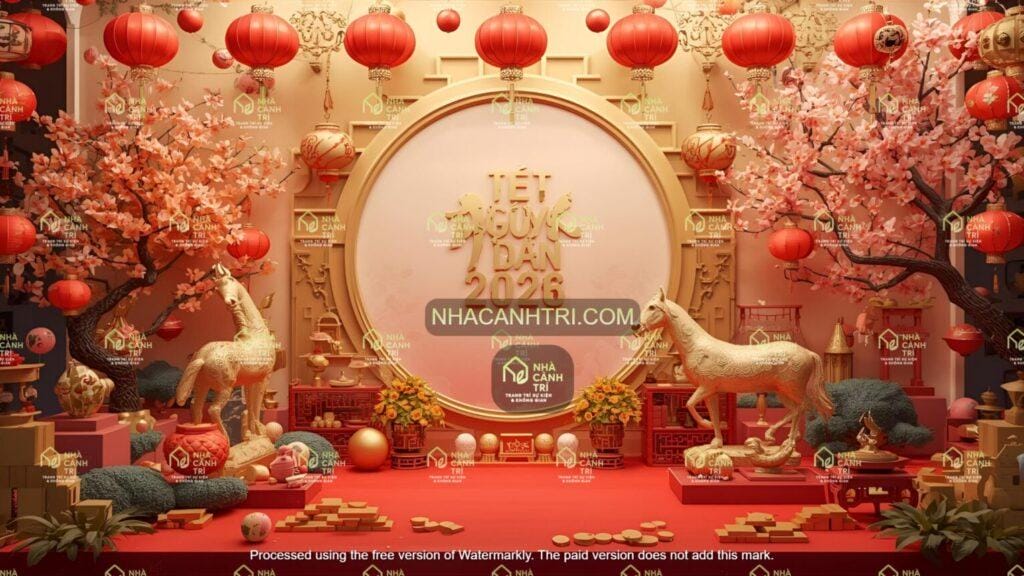 Làm tượng ngựa composite cao 3m trang trí khu phố