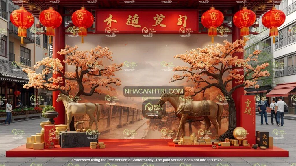 Nhận gia công tượng con giáp mút xốp trưng bày Tết