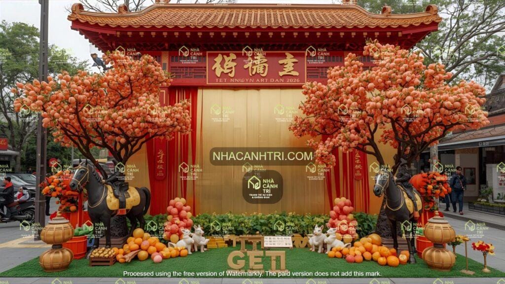 Nhận thi công mô hình tượng con ngựa phong thủy