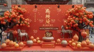 Nhận thi công mô hình con giáp theo yêu cầu doanh nghiệp