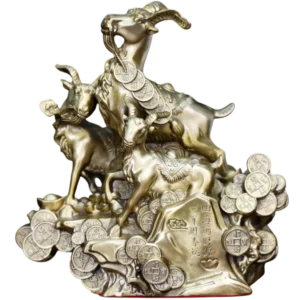 tượng dê diện mạo hoạt hình trẻ trung