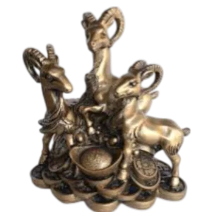 mô hình dê tết phối cảnh sân vườn