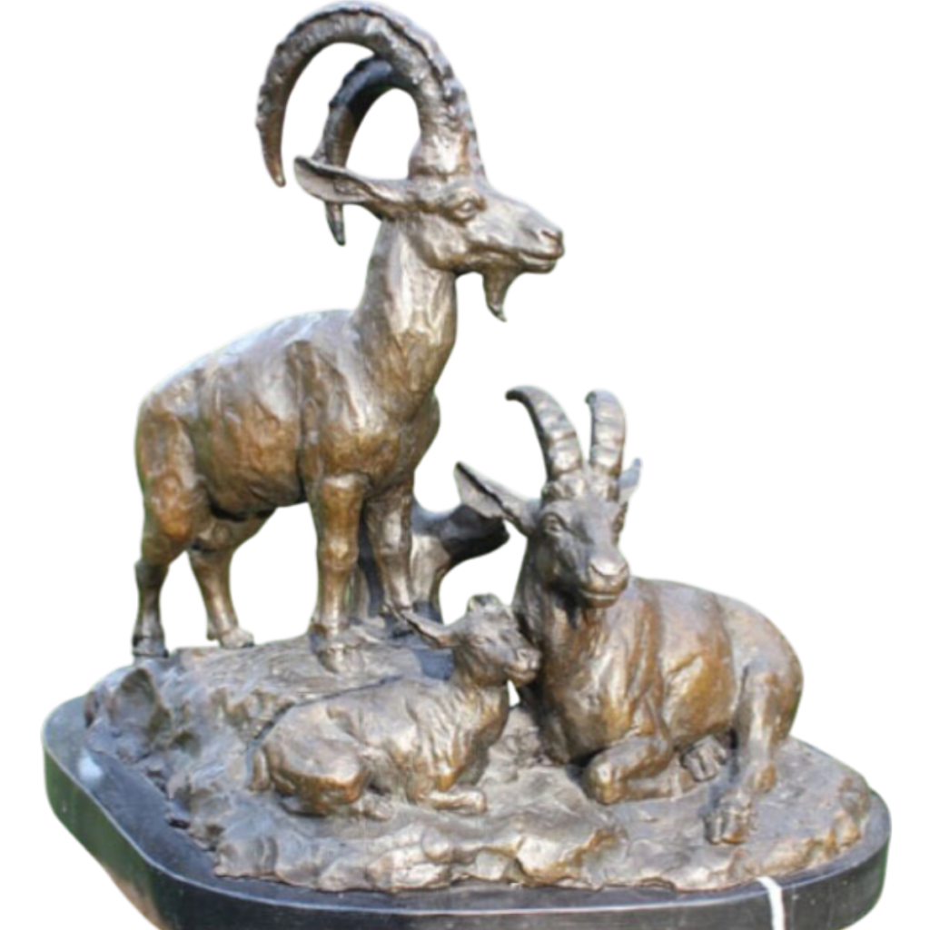 mô hình dê phối hợp đạo cụ tết