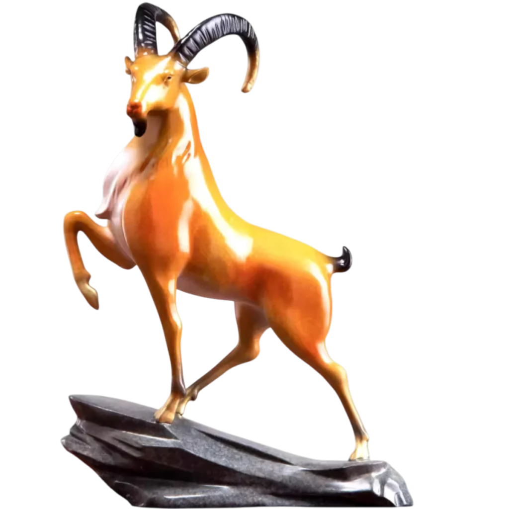 tượng dê cặp đôi trang trí dịp tết