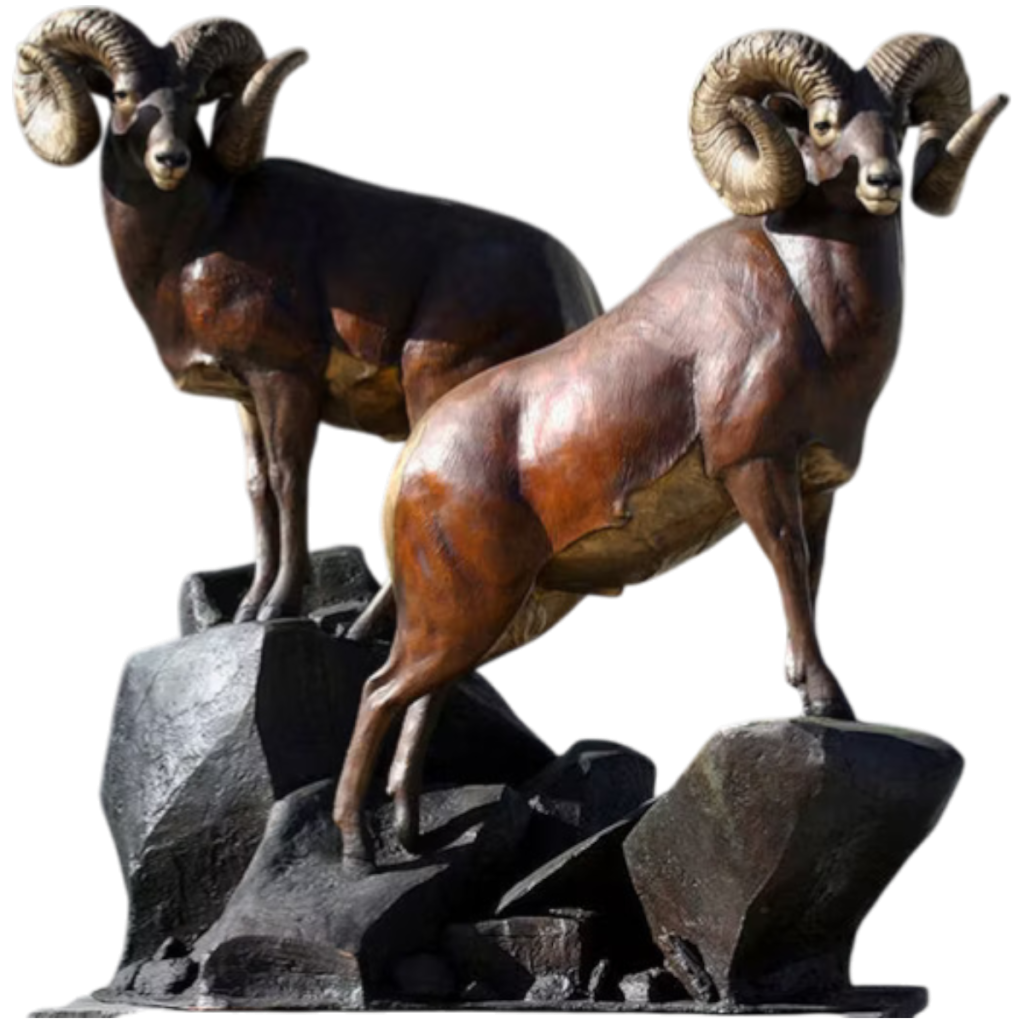 mô hình dê sân khấu countdown tết