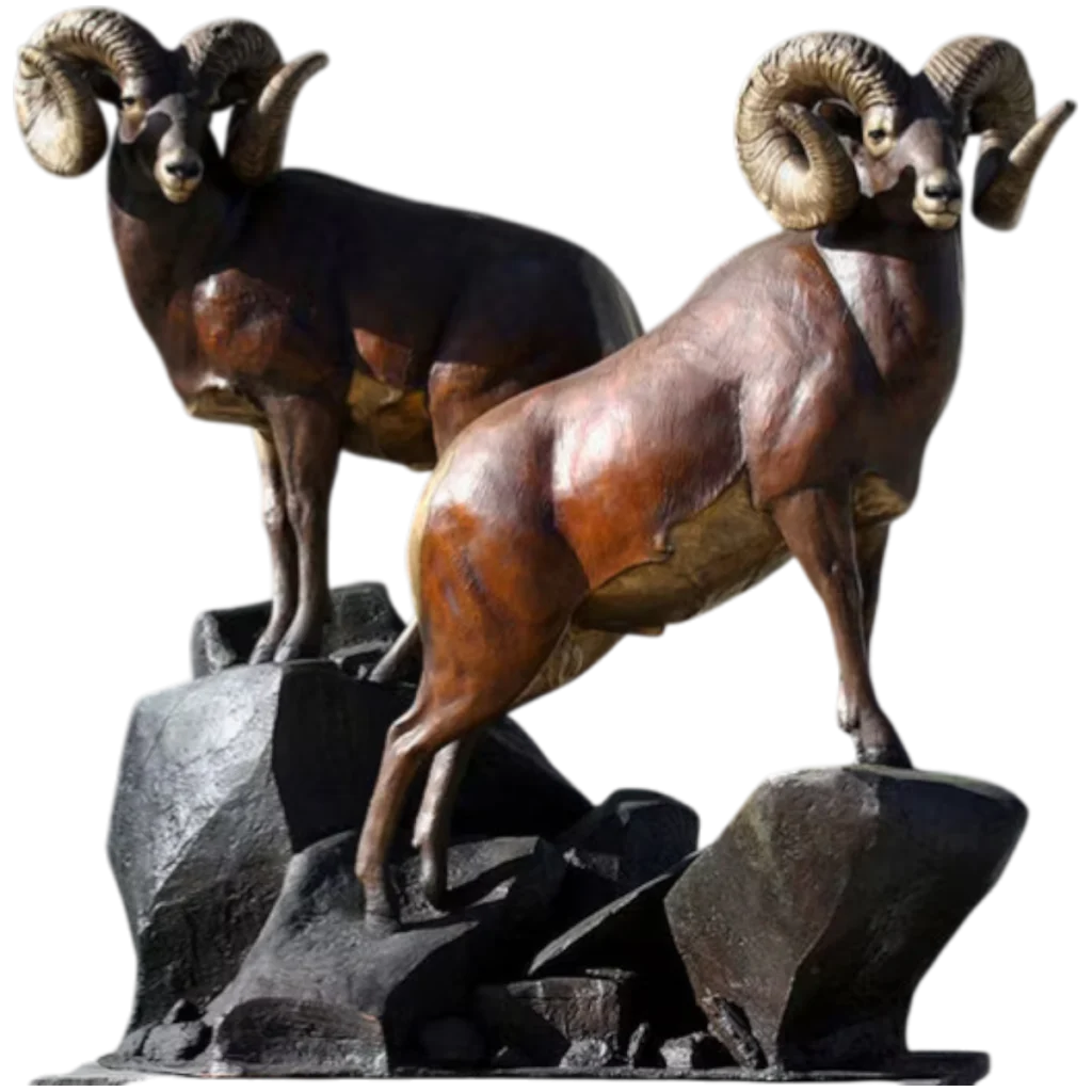 mô hình dê handmade theo concept