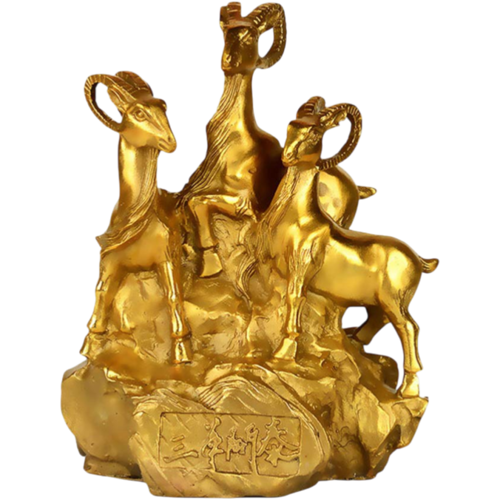 mô hình con dê đại cảnh quảng trường