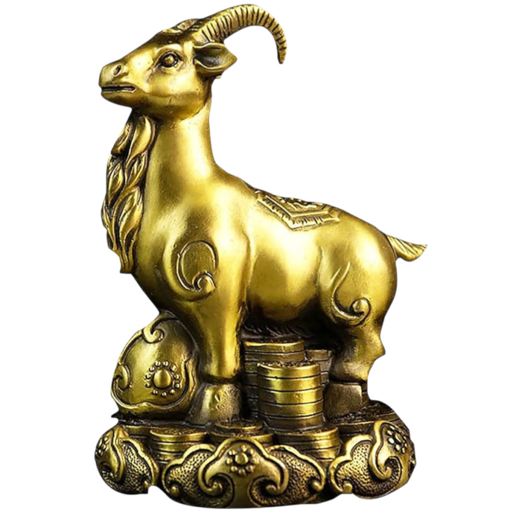 mô hình dê đứng chào khách