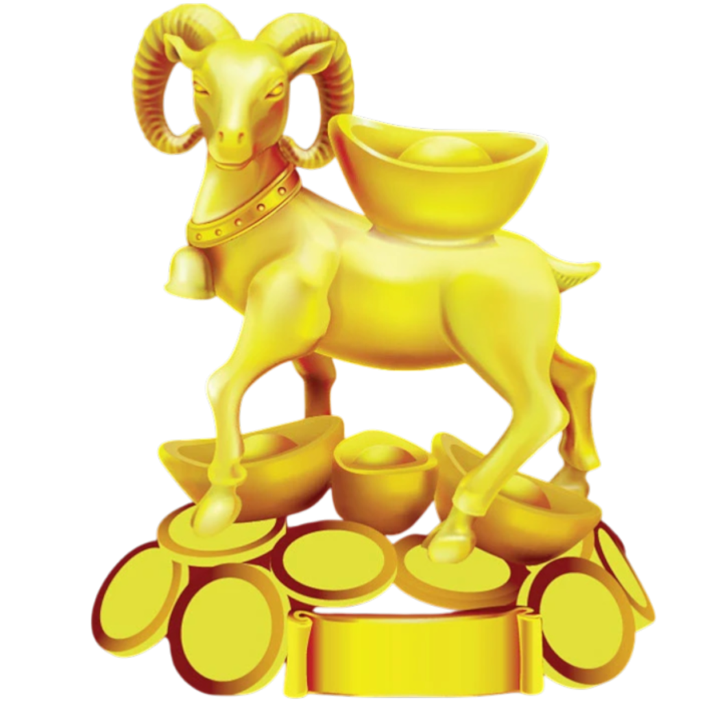 mô hình dê làm điểm nhấn trung tâm tiểu cảnh