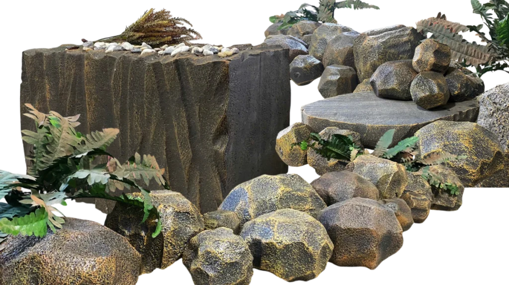 cho thuê đá giả sự kiện